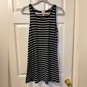 Mossimo Black & White Striped Dress